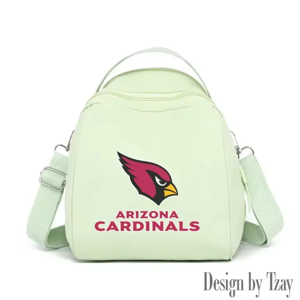 Arizona Cardinals Women's Nylon Backpack Lightweight Travel Bag SPTWNBLTB033 - Image 2