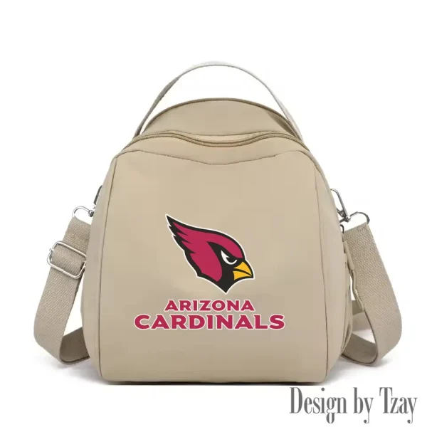 Arizona Cardinals Women's Nylon Backpack Lightweight Travel Bag SPTWNBLTB033 - Image 3