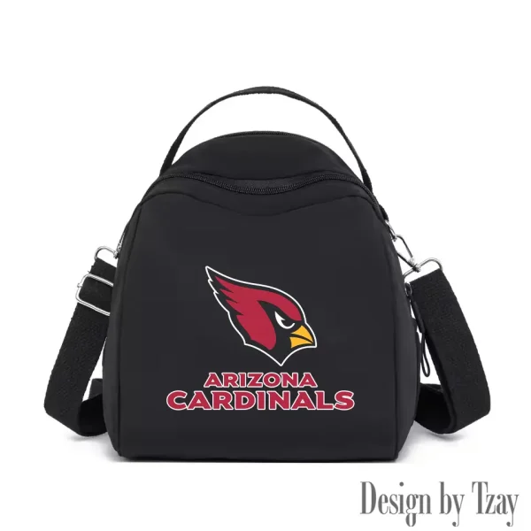 Arizona Cardinals Women's Nylon Backpack Lightweight Travel Bag SPTWNBLTB033 - Image 4
