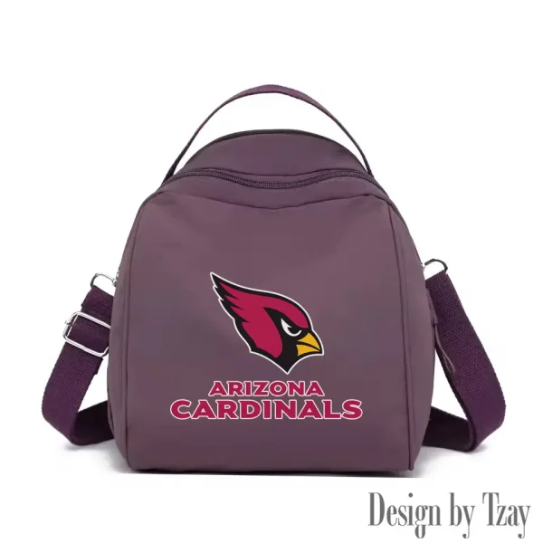 Arizona Cardinals Women's Nylon Backpack Lightweight Travel Bag SPTWNBLTB033 - Image 5