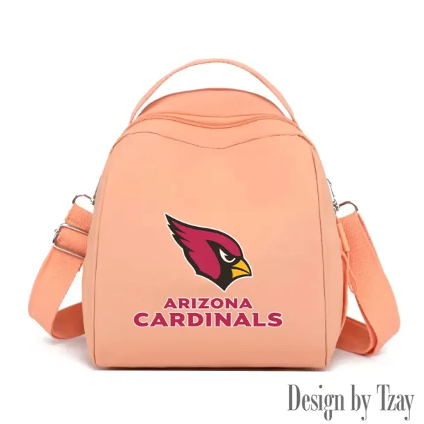 Arizona Cardinals Women's Nylon Backpack Lightweight Travel Bag SPTWNBLTB033 - Image 6