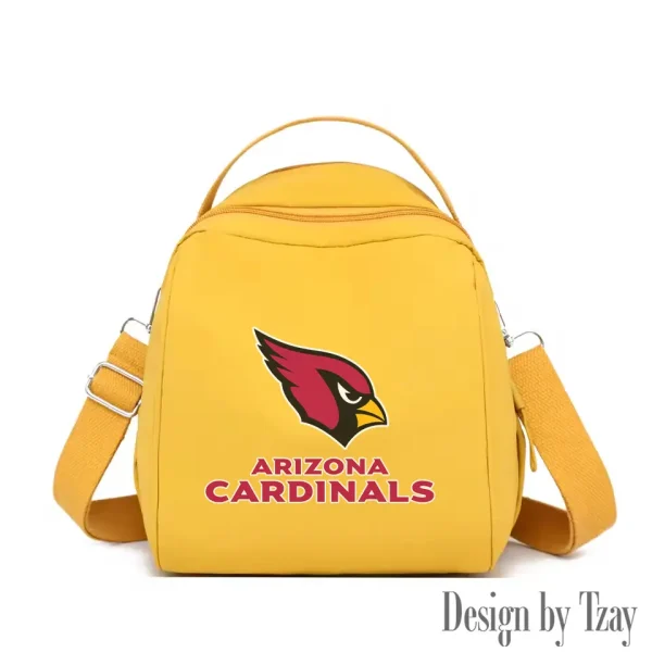 Arizona Cardinals Women's Nylon Backpack Lightweight Travel Bag SPTWNBLTB033 - Image 7