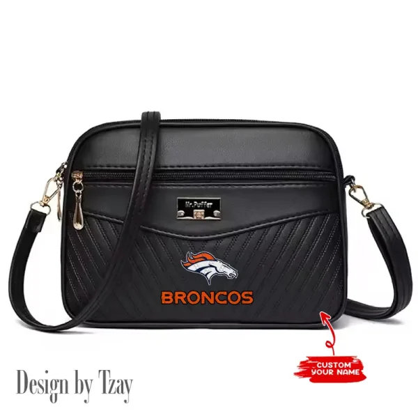 Denver Broncos Summer Women's Handbag Skew Cross Underarm Bag SPTWGUB010 - Image 3