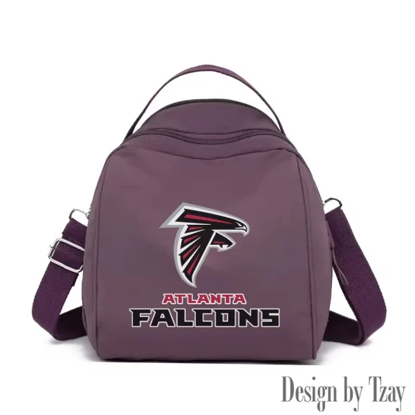 Atlanta Falcons Women's Nylon Backpack Lightweight Travel Bag SPTWNBLTB034 - Image 3