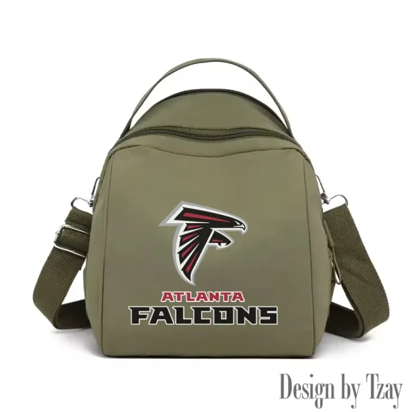 Atlanta Falcons Women's Nylon Backpack Lightweight Travel Bag SPTWNBLTB034 - Image 4