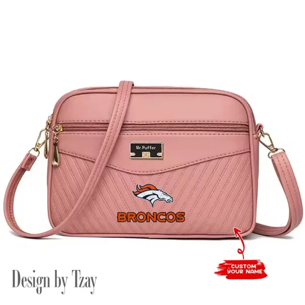 Denver Broncos Summer Women's Handbag Skew Cross Underarm Bag SPTWGUB010