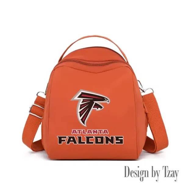 Atlanta Falcons Women's Nylon Backpack Lightweight Travel Bag SPTWNBLTB034 - Image 5