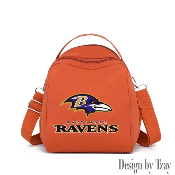 Baltimore Ravens Women's Nylon Backpack Lightweight Travel Bag SPTWNBLTB035