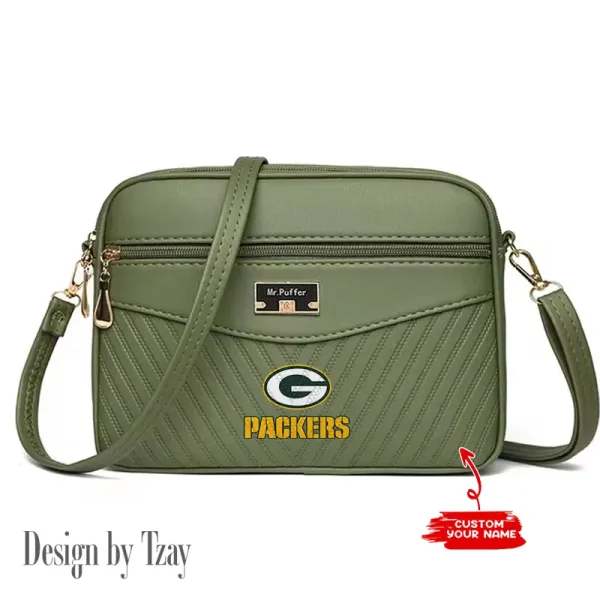 Green Bay Packers Summer Women's Handbag Skew Cross Underarm Bag SPTWGUB012