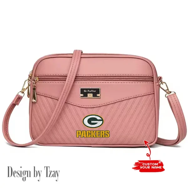 Green Bay Packers Summer Women's Handbag Skew Cross Underarm Bag SPTWGUB012 - Image 5