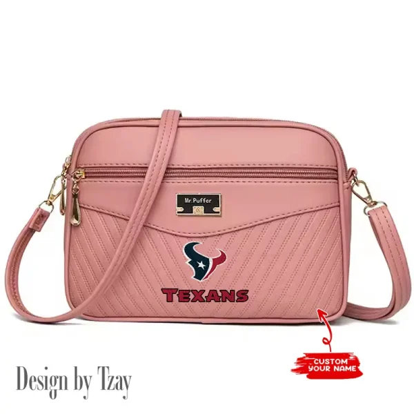 Houston Texans Summer Women's Handbag Skew Cross Underarm Bag SPTWGUB013 - Image 3