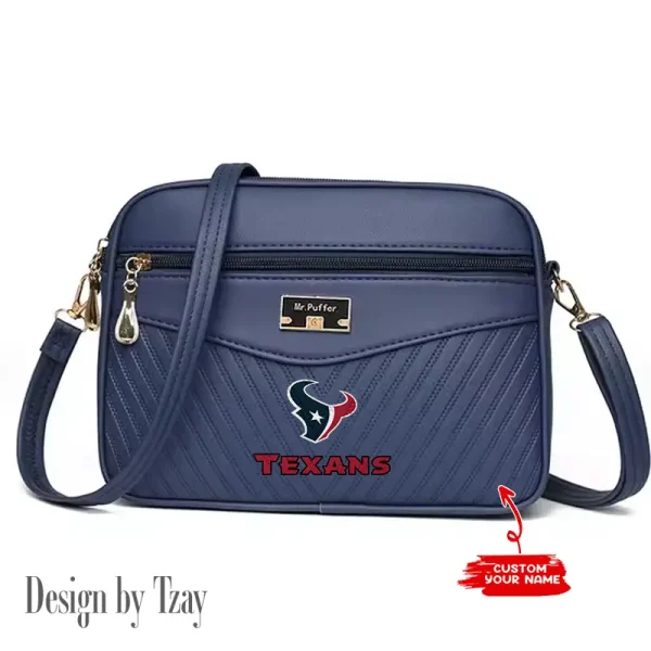 Houston Texans Summer Women's Handbag Skew Cross Underarm Bag SPTWGUB013 - Image 4