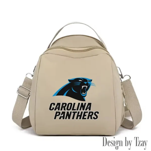 Carolina Panthers Women's Nylon Backpack Lightweight Travel Bag SPTWNBLTB037 - Image 3