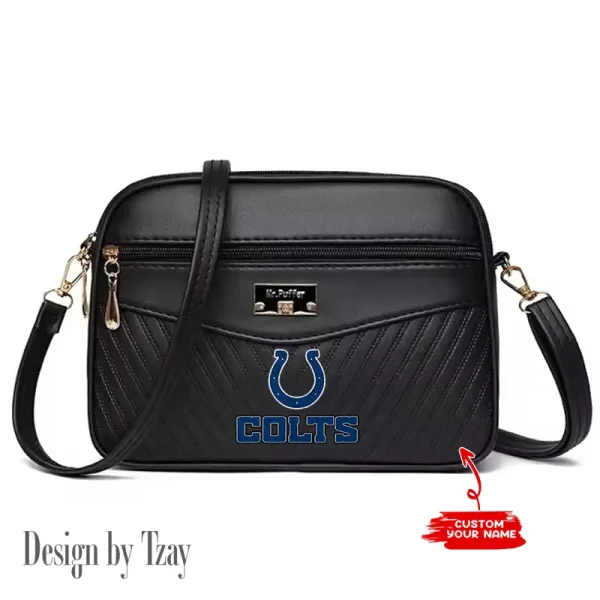Indianapolis Colts Summer Women's Handbag Skew Cross Underarm Bag SPTWGUB014 - Image 3