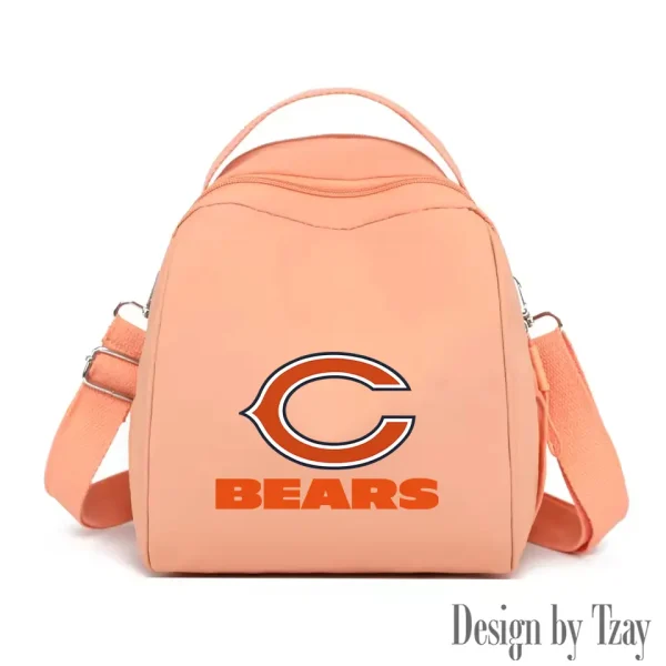 Chicago Bears Women's Nylon Backpack Lightweight Travel Bag SPTWNBLTB038 - Image 2