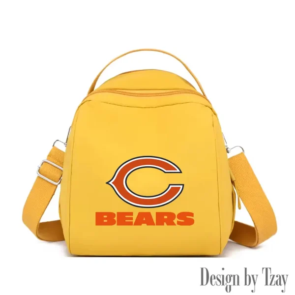Chicago Bears Women's Nylon Backpack Lightweight Travel Bag SPTWNBLTB038 - Image 4