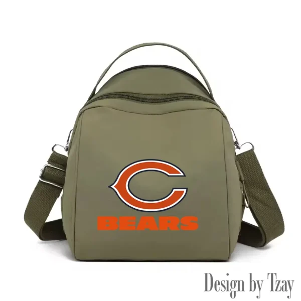 Chicago Bears Women's Nylon Backpack Lightweight Travel Bag SPTWNBLTB038 - Image 5