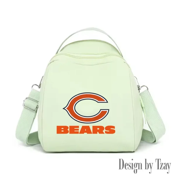 Chicago Bears Women's Nylon Backpack Lightweight Travel Bag SPTWNBLTB038 - Image 6
