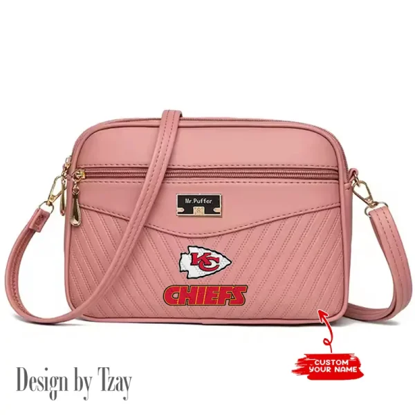 Kansas City Chiefs Summer Women's Handbag Skew Cross Underarm Bag SPTWGUB016 - Image 3