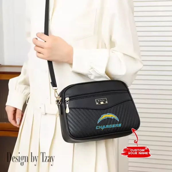 Los Angeles Chargers Summer Women's Handbag Skew Cross Underarm Bag SPTWGUB018 - Image 2