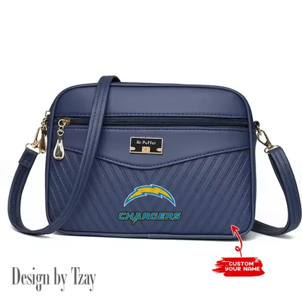 Los Angeles Chargers Summer Women's Handbag Skew Cross Underarm Bag SPTWGUB018 - Image 4