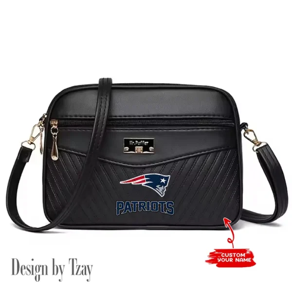 New England Patriots Summer Women's Handbag Skew Cross Underarm Bag SPTWGUB022