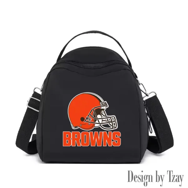 Cleveland Browns Women's Nylon Backpack Lightweight Travel Bag SPTWNBLTB040 - Image 5