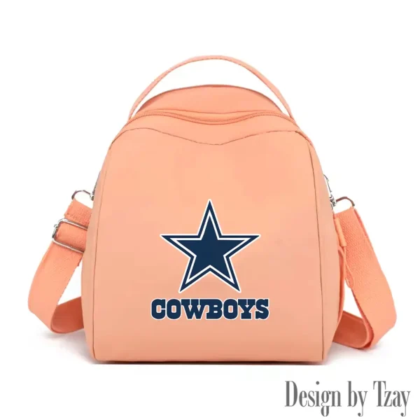 Dallas Cowboys Women's Nylon Backpack Lightweight Travel Bag SPTWNBLTB041 - Image 3