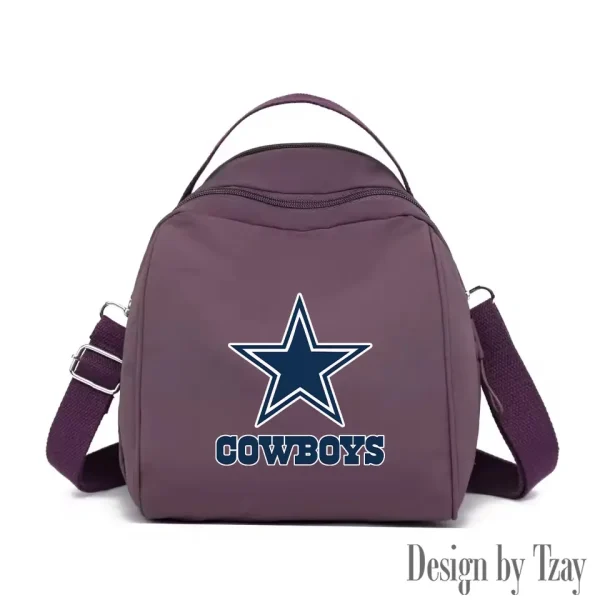 Dallas Cowboys Women's Nylon Backpack Lightweight Travel Bag SPTWNBLTB041 - Image 4