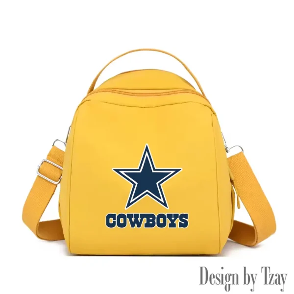 Dallas Cowboys Women's Nylon Backpack Lightweight Travel Bag SPTWNBLTB041 - Image 5