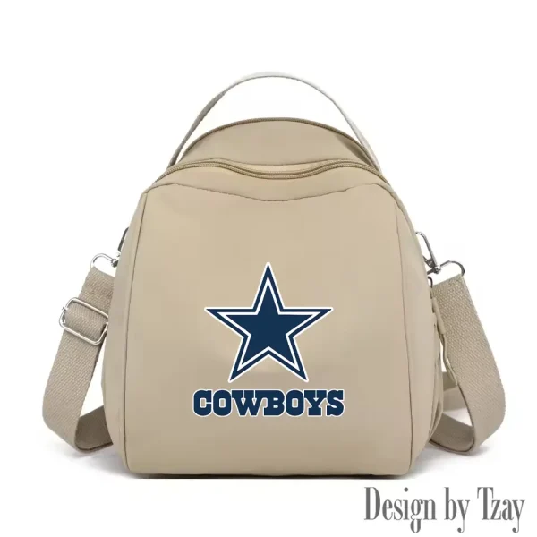 Dallas Cowboys Women's Nylon Backpack Lightweight Travel Bag SPTWNBLTB041 - Image 7