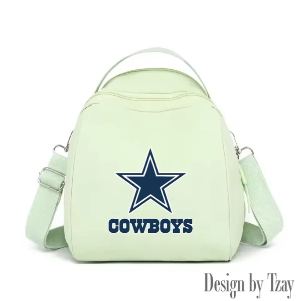 Dallas Cowboys Women's Nylon Backpack Lightweight Travel Bag SPTWNBLTB041 - Image 8