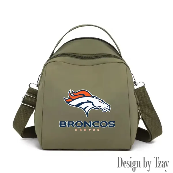 Denver Broncos Women's Nylon Backpack Lightweight Travel Bag SPTWNBLTB042 - Image 4