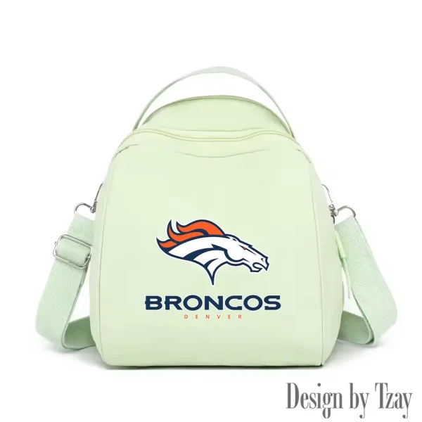 Denver Broncos Women's Nylon Backpack Lightweight Travel Bag SPTWNBLTB042 - Image 6