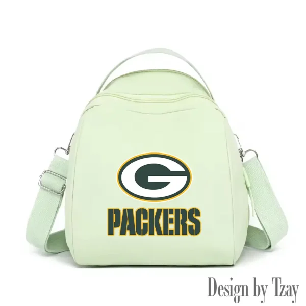 Green Bay Packers Women's Nylon Backpack Lightweight Travel Bag SPTWNBLTB044