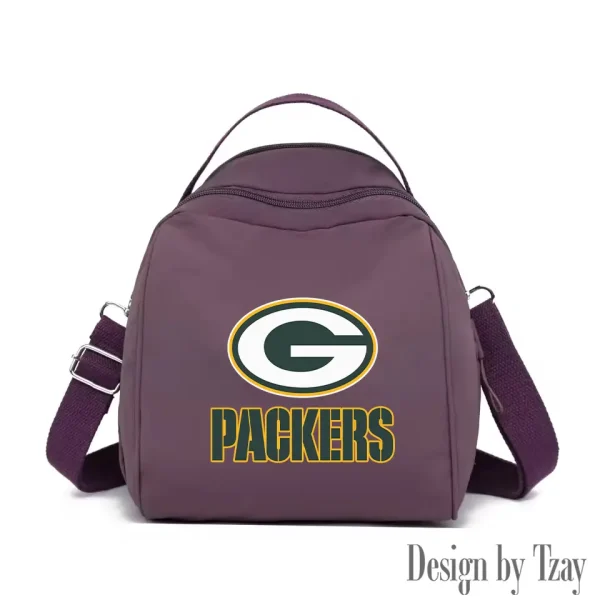 Green Bay Packers Women's Nylon Backpack Lightweight Travel Bag SPTWNBLTB044 - Image 2