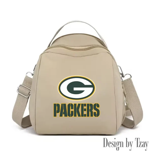 Green Bay Packers Women's Nylon Backpack Lightweight Travel Bag SPTWNBLTB044 - Image 4