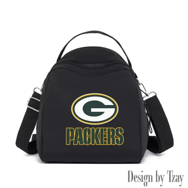 Green Bay Packers Women's Nylon Backpack Lightweight Travel Bag SPTWNBLTB044 - Image 8