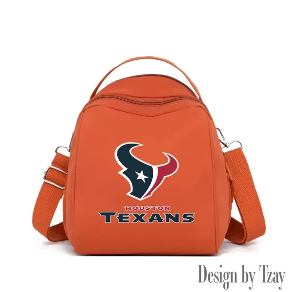Houston Texans Women's Nylon Backpack Lightweight Travel Bag SPTWNBLTB045