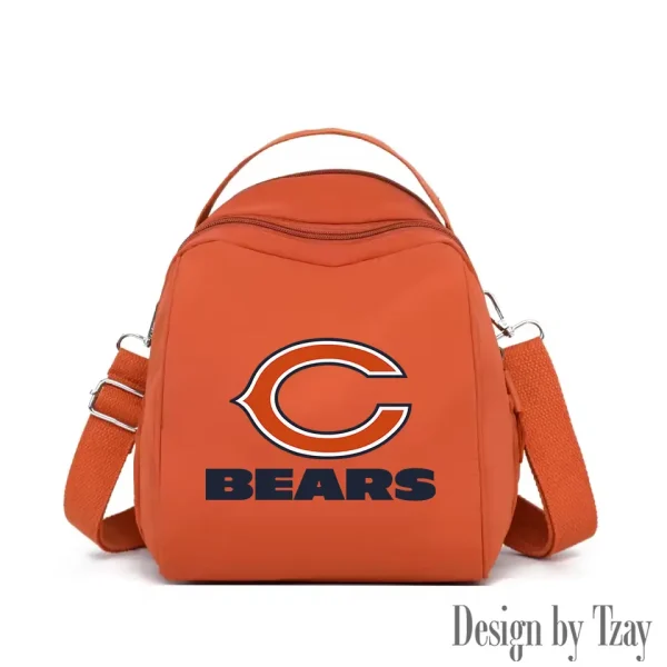 Chicago Bears Women's Nylon Backpack Lightweight Travel Bag SPTWNBLTB038 - Image 8