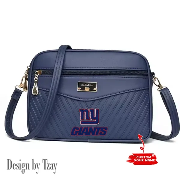 New York Giants Summer Women's Handbag Skew Cross Underarm Bag SPTWGUB024