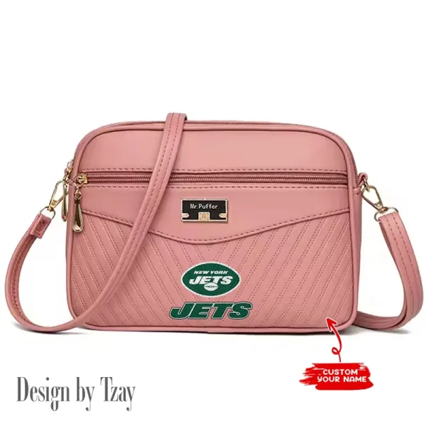 New York Jets Summer Women's Handbag Skew Cross Underarm Bag SPTWGUB025 - Image 4