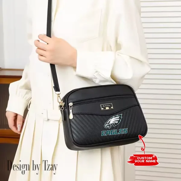 Philadelphia Eagles Summer Women's Handbag Skew Cross Underarm Bag SPTWGUB026 - Image 2