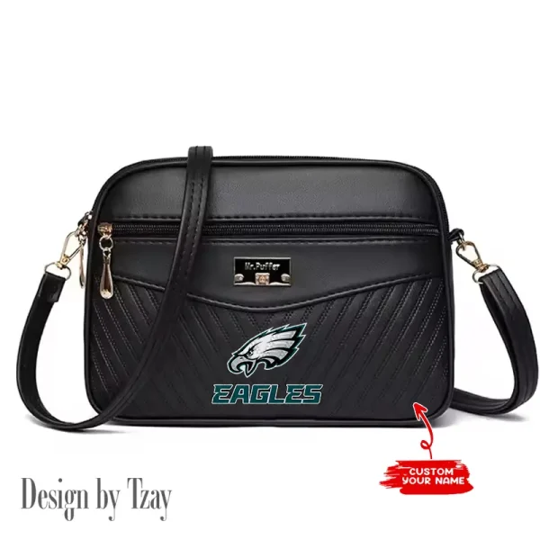 Philadelphia Eagles Summer Women's Handbag Skew Cross Underarm Bag SPTWGUB026 - Image 3