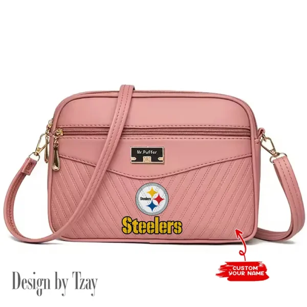 Pittsburgh Steelers Summer Women's Handbag Skew Cross Underarm Bag SPTWGUB027 - Image 3