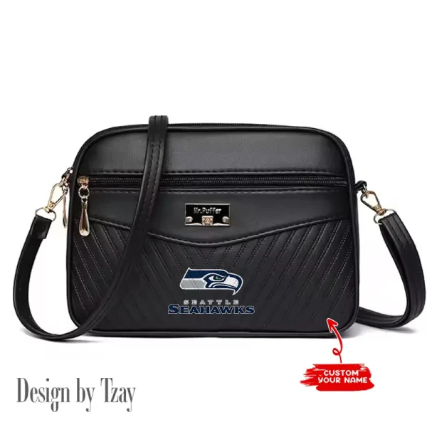Seattle Seahawks Summer Women's Handbag Skew Cross Underarm Bag SPTWGUB029 - Image 2