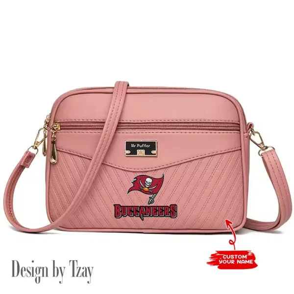 Tampa Bay Buccaneers Summer Women's Handbag Skew Cross Underarm Bag SPTWGUB030 - Image 5
