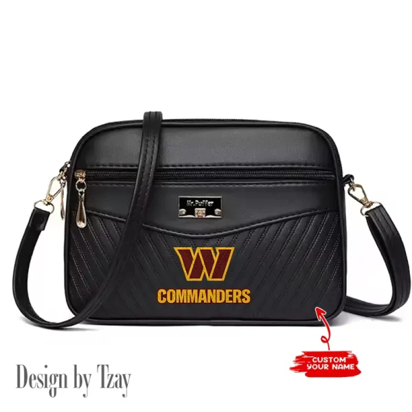 Washington Commanders Summer Women's Handbag Skew Cross Underarm Bag SPTWGUB032