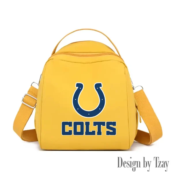 Indianapolis Colts Women's Nylon Backpack Lightweight Travel Bag SPTWNBLTB046