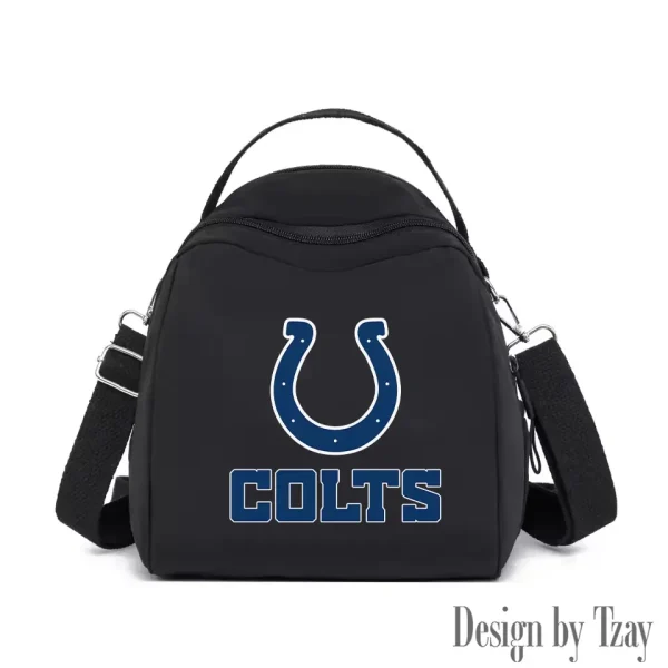 Indianapolis Colts Women's Nylon Backpack Lightweight Travel Bag SPTWNBLTB046 - Image 3
